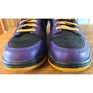 Baltimore Ravens 2015 NIKE ID DUNK LOW Shoes Size 12 535081-901 Rare HTF NFL